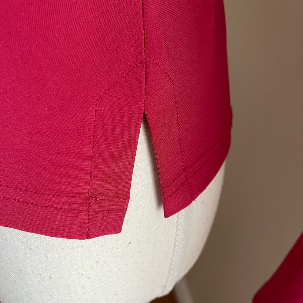 Sympli Raspberry Open-Front Ruffle Cardigan - Picture 9 of 9